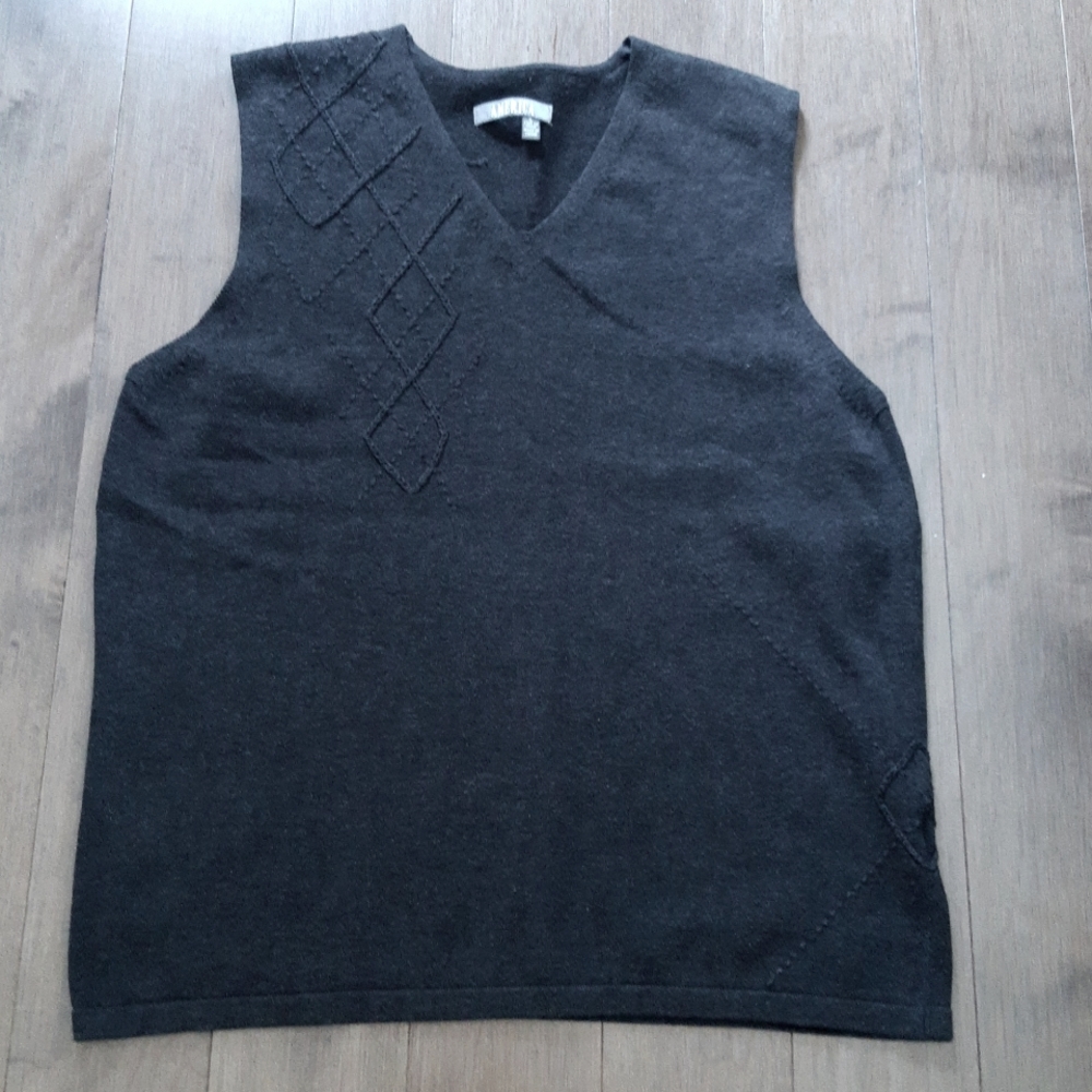 Y2K - Vintage grey sweater vest